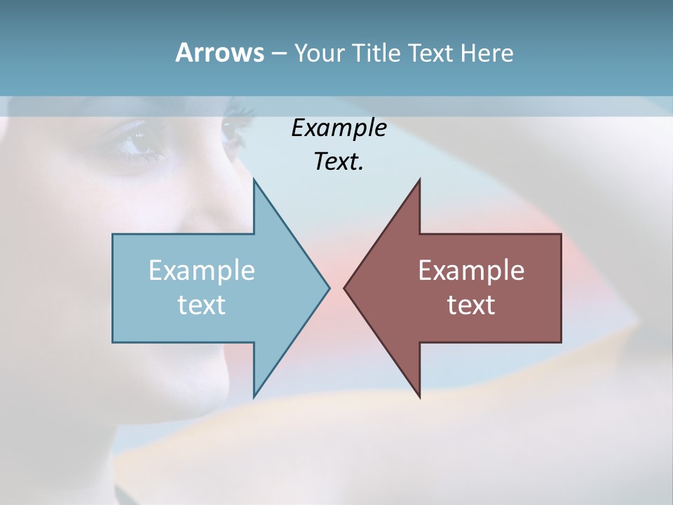 A Woman In A Swimming Cap Is Holding Her Head PowerPoint Template