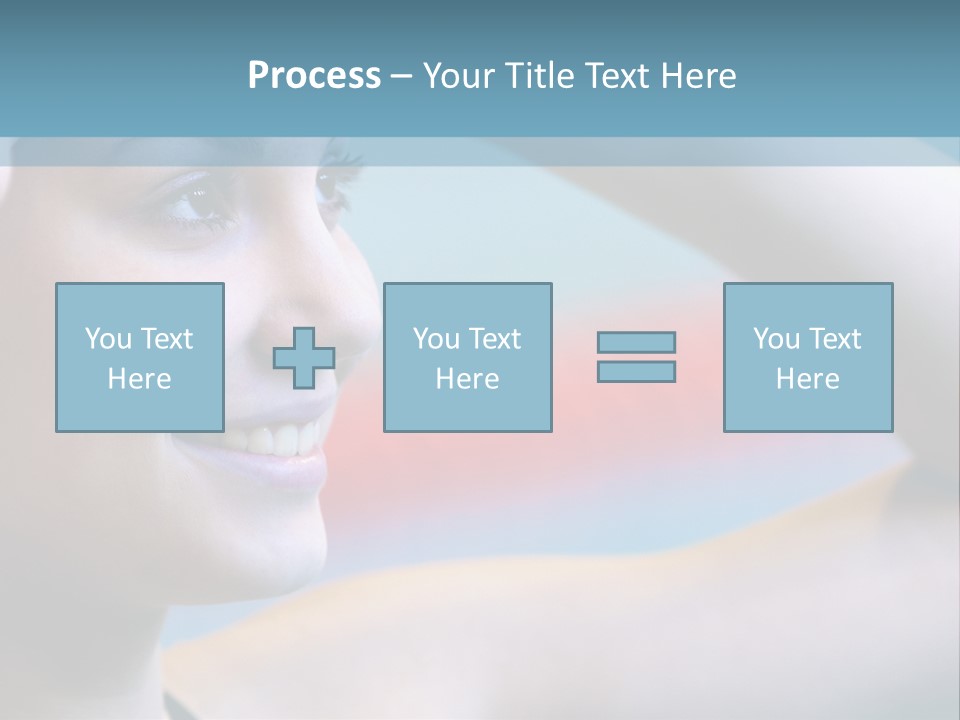 A Woman In A Swimming Cap Is Holding Her Head PowerPoint Template