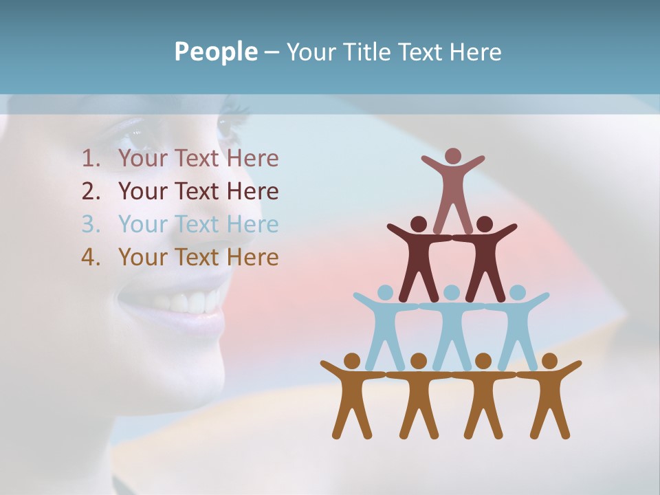 A Woman In A Swimming Cap Is Holding Her Head PowerPoint Template