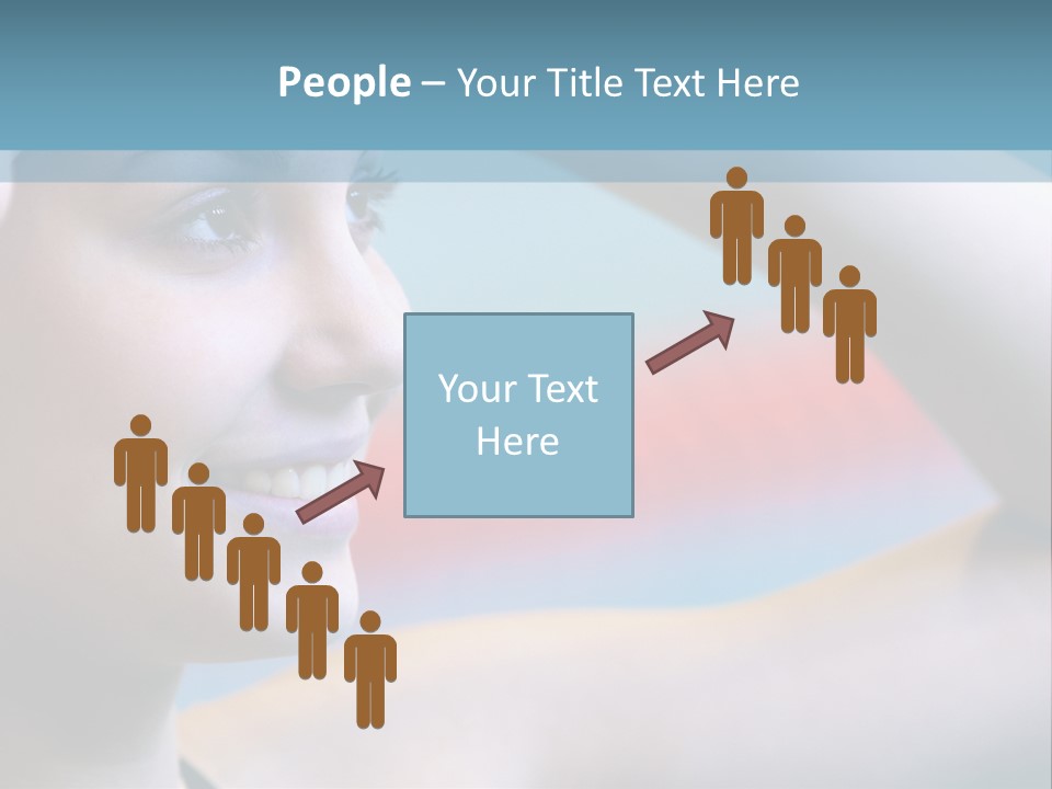 A Woman In A Swimming Cap Is Holding Her Head PowerPoint Template