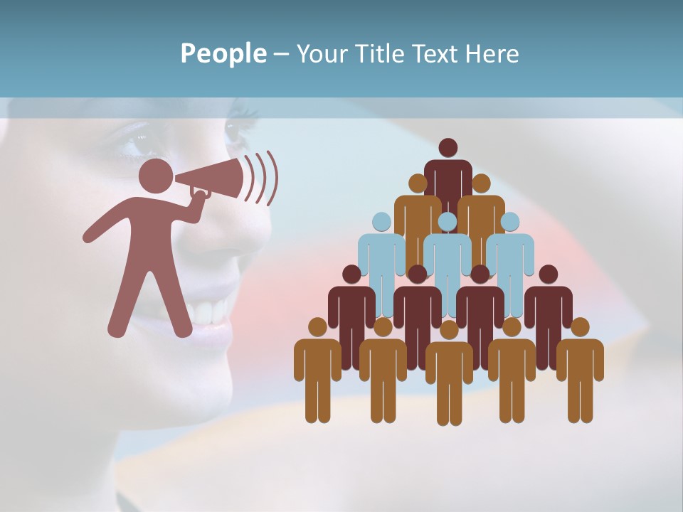 A Woman In A Swimming Cap Is Holding Her Head PowerPoint Template