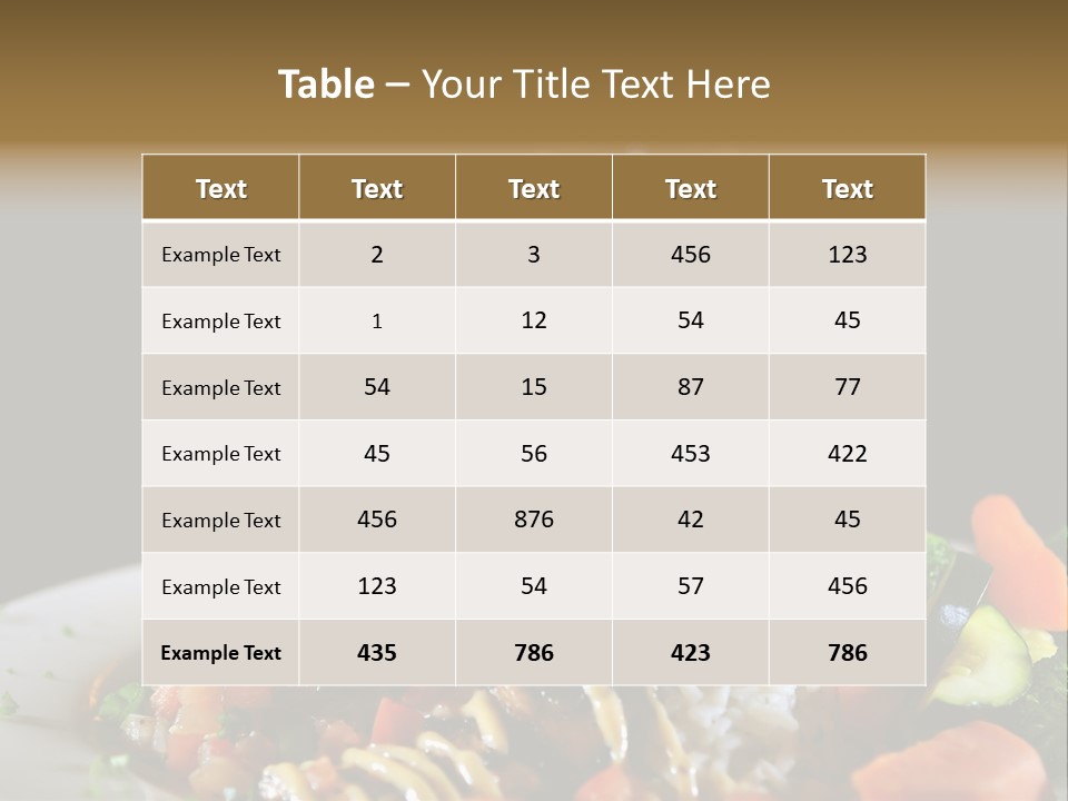 Traditional Eat Sauce PowerPoint Template