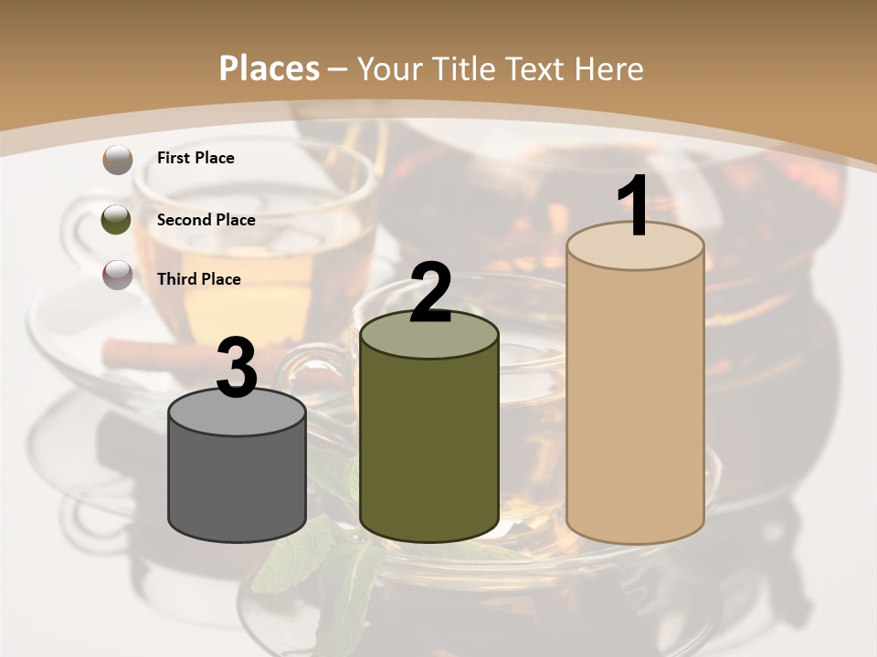 Light Herb Leaf PowerPoint Template