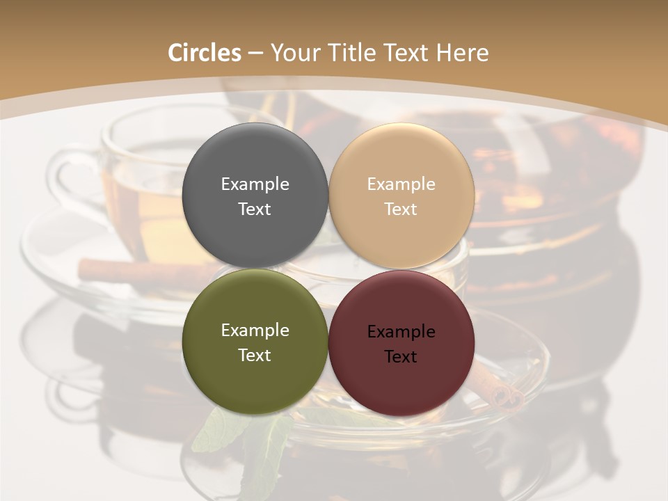 Light Herb Leaf PowerPoint Template