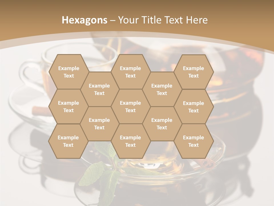 Light Herb Leaf PowerPoint Template