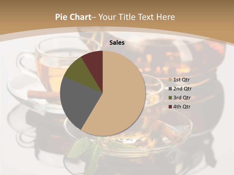 Light Herb Leaf PowerPoint Template