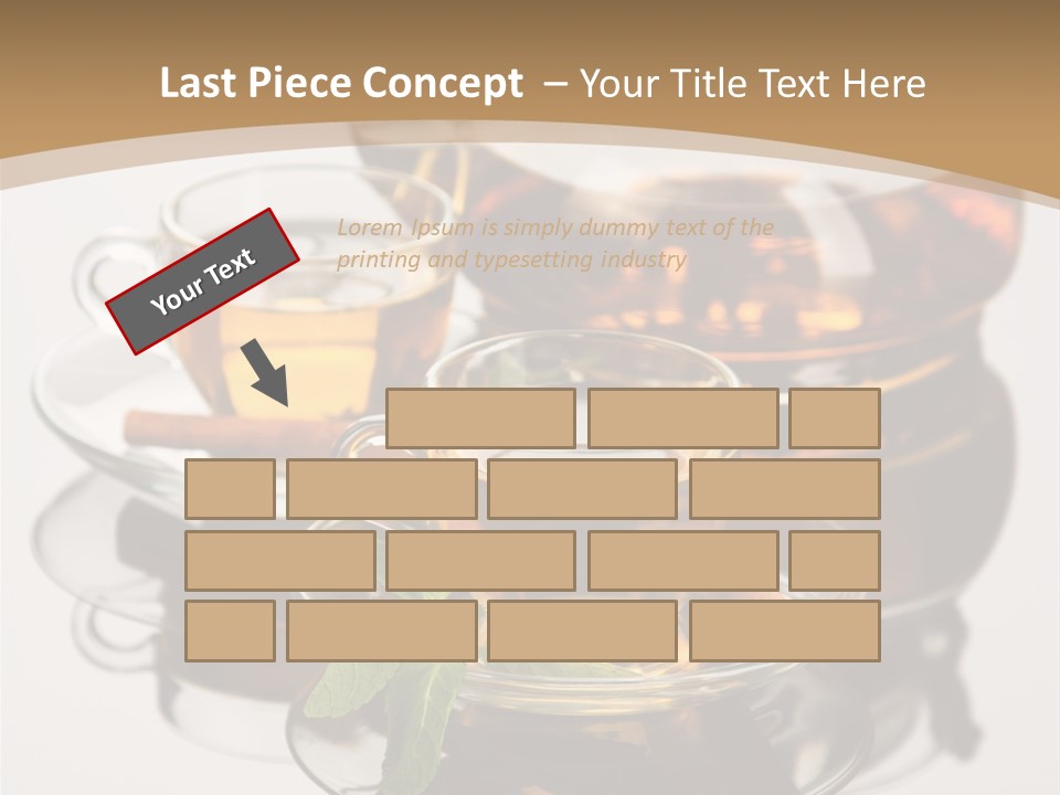 Light Herb Leaf PowerPoint Template