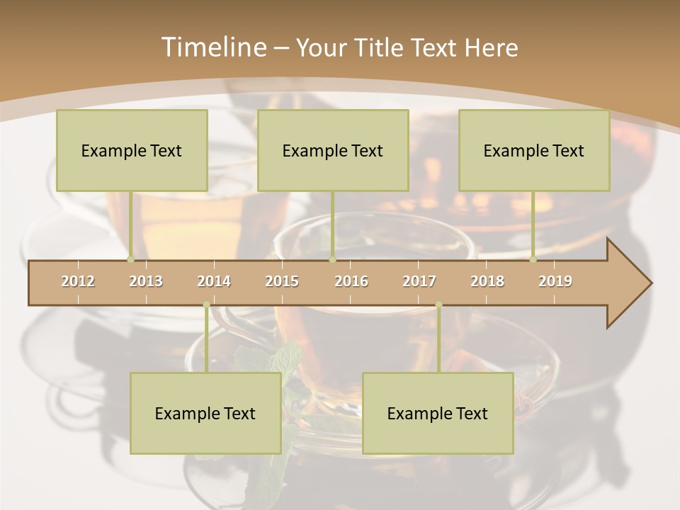 Light Herb Leaf PowerPoint Template