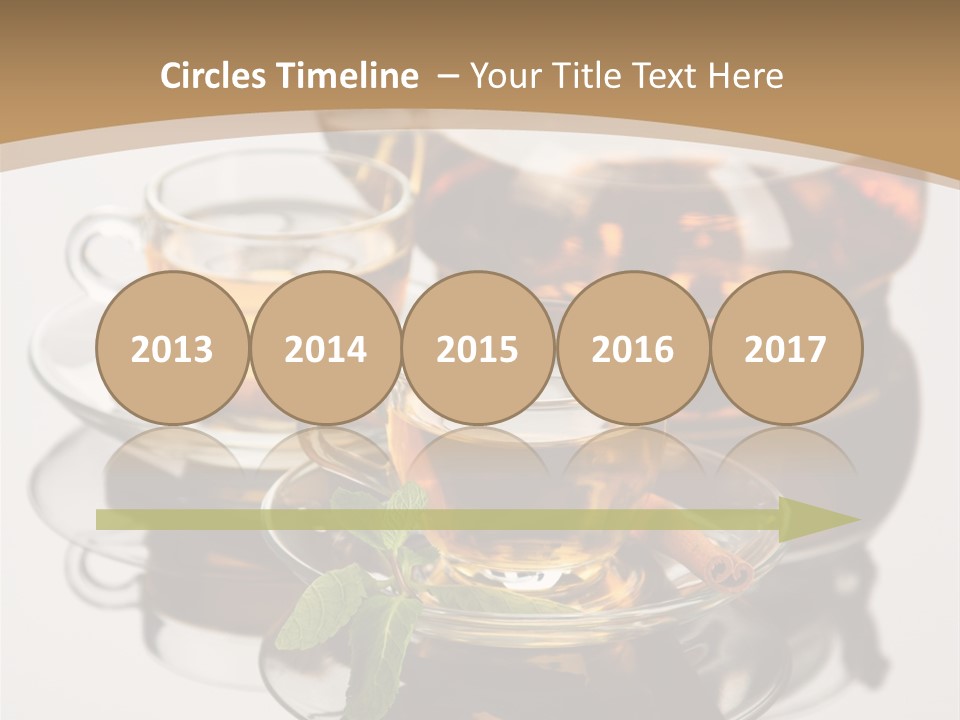 Light Herb Leaf PowerPoint Template