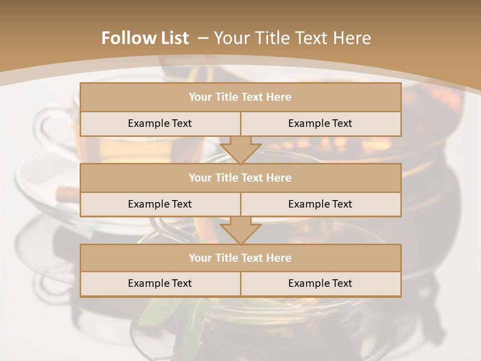 Light Herb Leaf PowerPoint Template