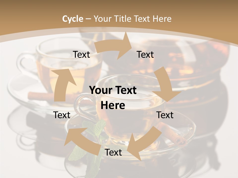 Light Herb Leaf PowerPoint Template