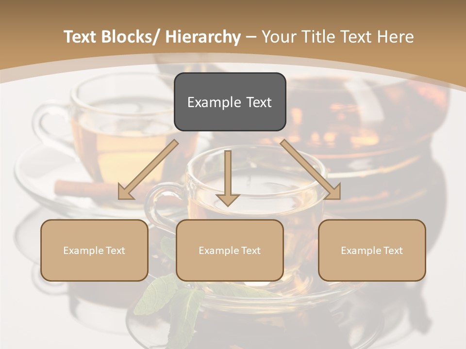 Light Herb Leaf PowerPoint Template