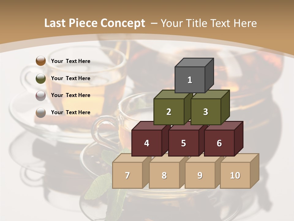 Light Herb Leaf PowerPoint Template