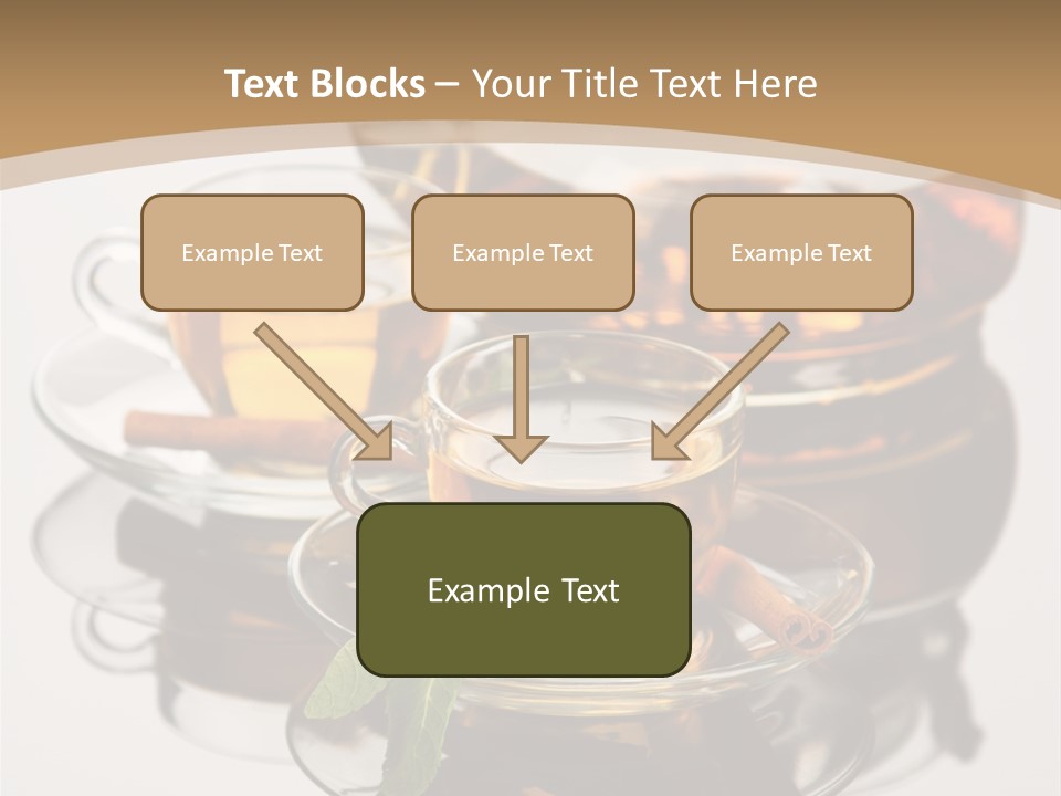 Light Herb Leaf PowerPoint Template