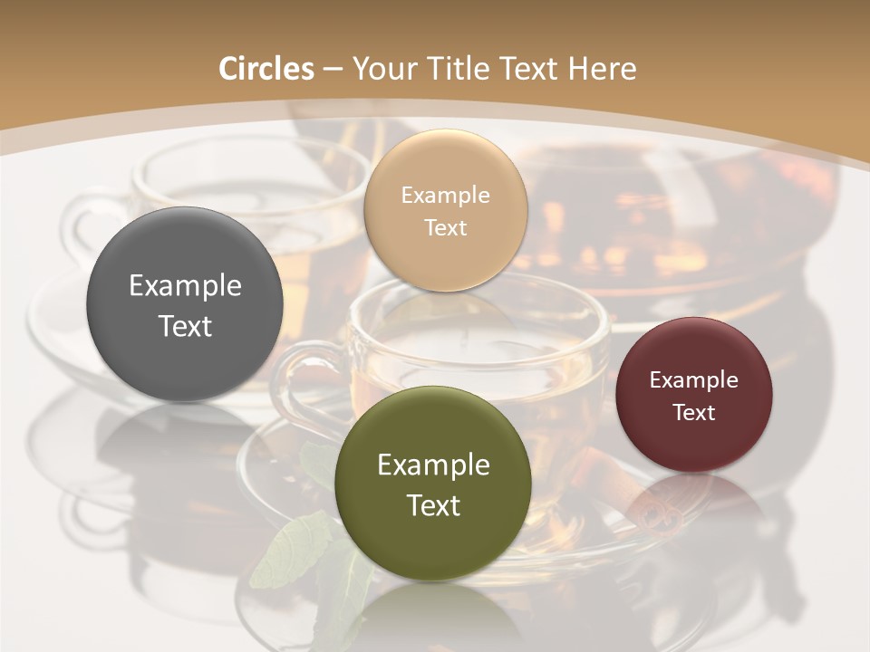 Light Herb Leaf PowerPoint Template