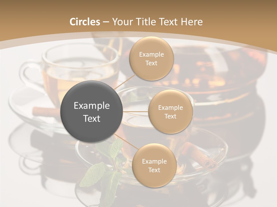 Light Herb Leaf PowerPoint Template