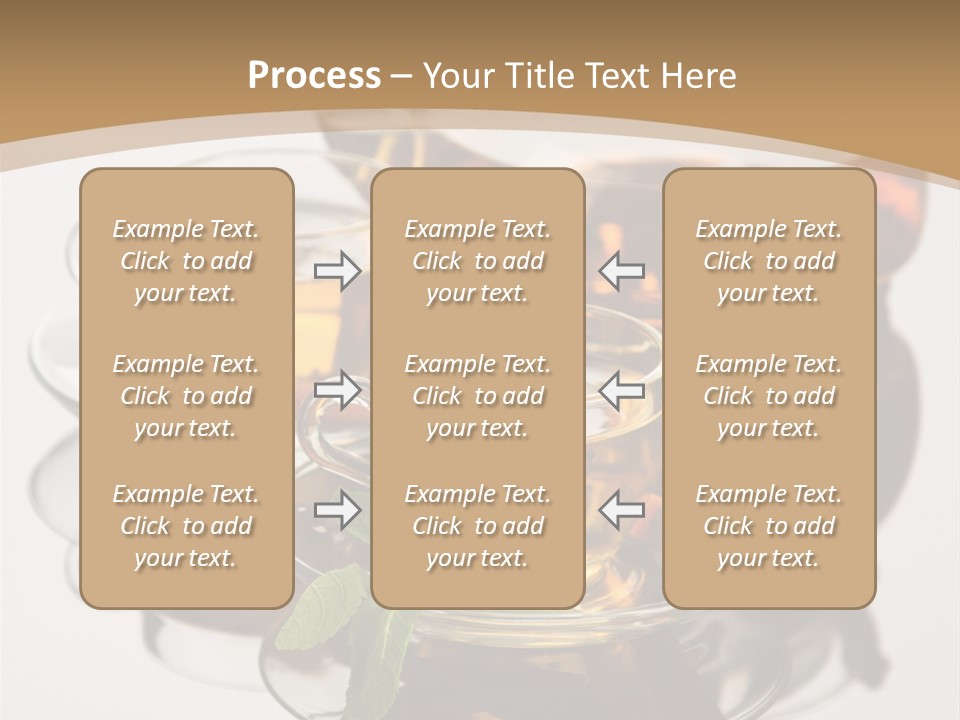 Light Herb Leaf PowerPoint Template