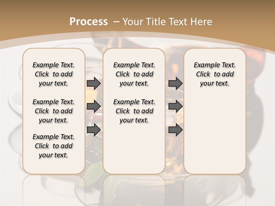 Light Herb Leaf PowerPoint Template