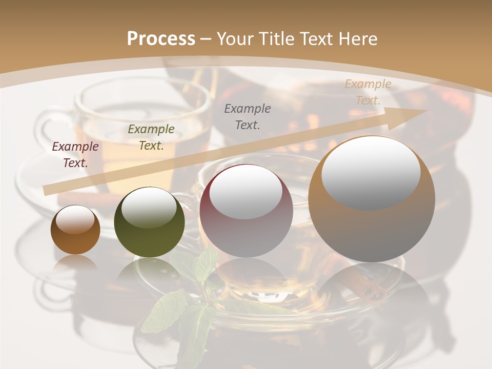 Light Herb Leaf PowerPoint Template