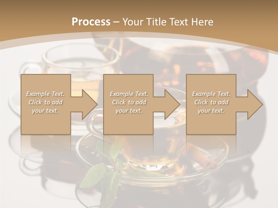 Light Herb Leaf PowerPoint Template