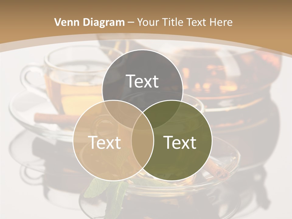 Light Herb Leaf PowerPoint Template