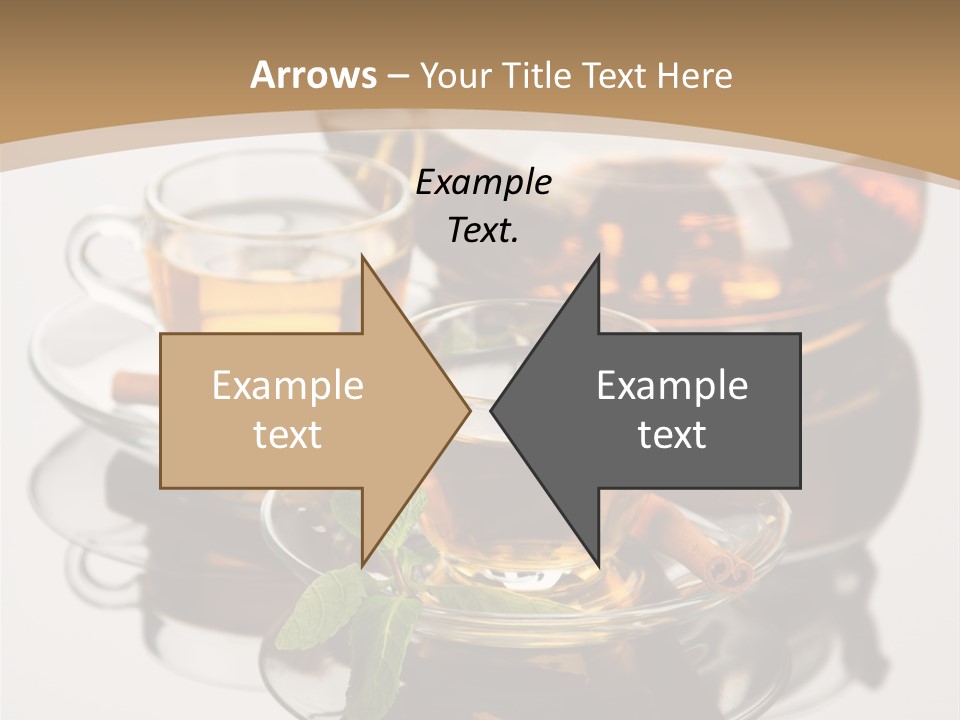 Light Herb Leaf PowerPoint Template