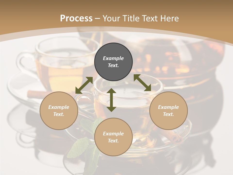 Light Herb Leaf PowerPoint Template