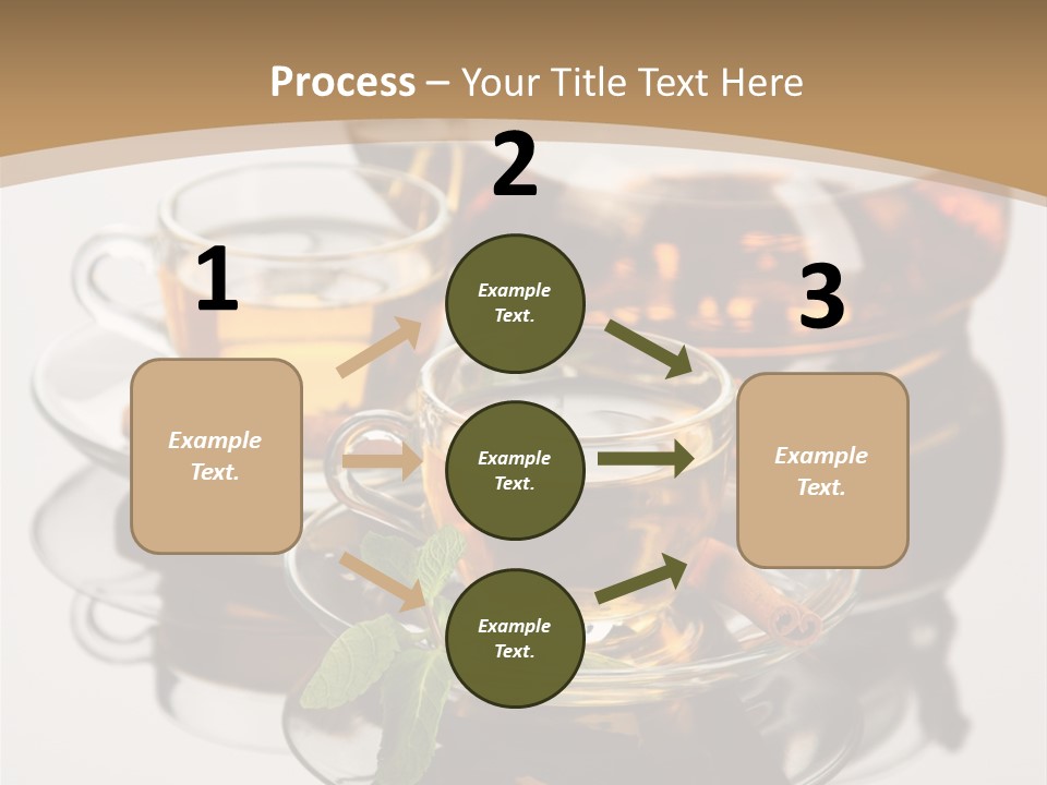 Light Herb Leaf PowerPoint Template