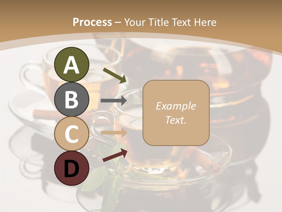 Light Herb Leaf PowerPoint Template