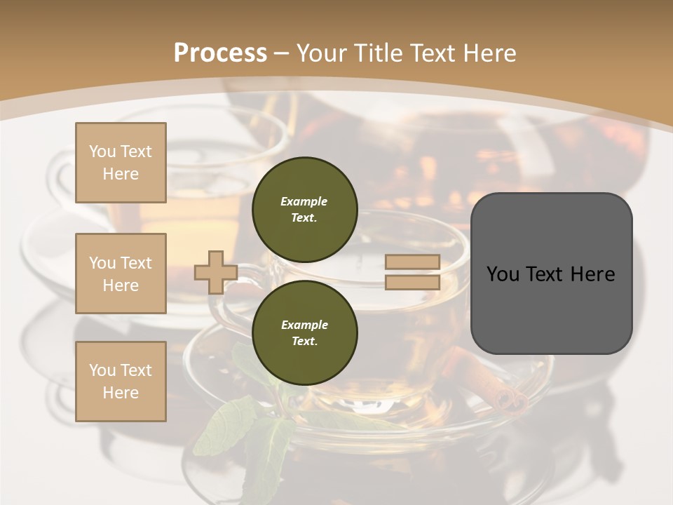 Light Herb Leaf PowerPoint Template