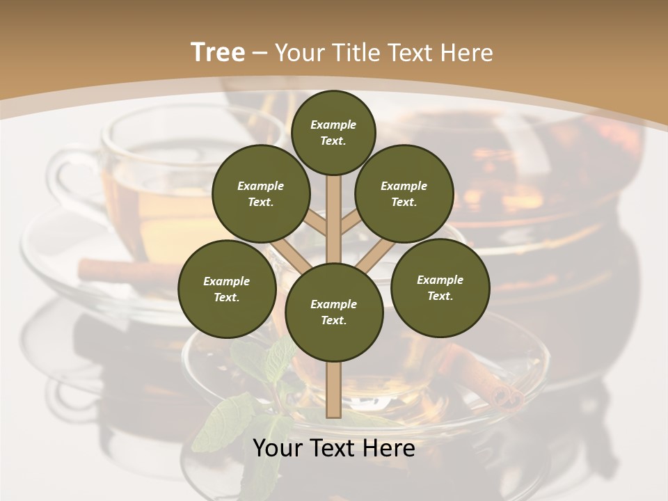 Light Herb Leaf PowerPoint Template