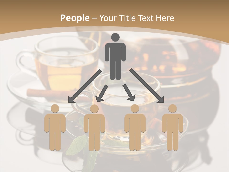 Light Herb Leaf PowerPoint Template