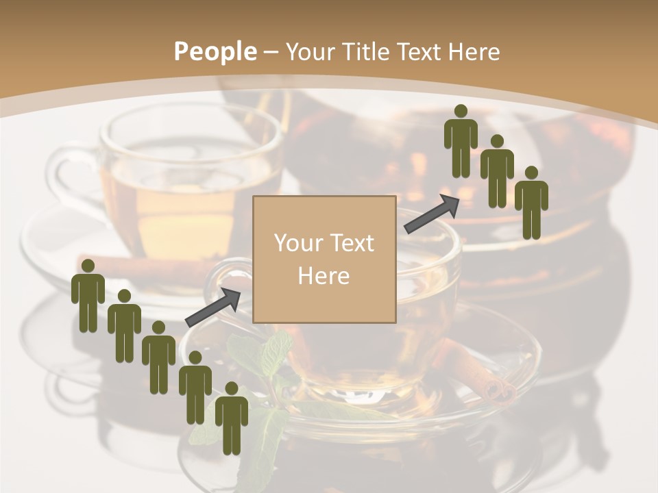 Light Herb Leaf PowerPoint Template