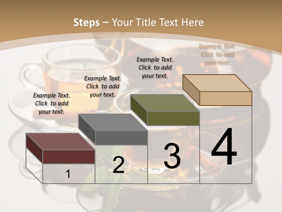 Light Herb Leaf PowerPoint Template