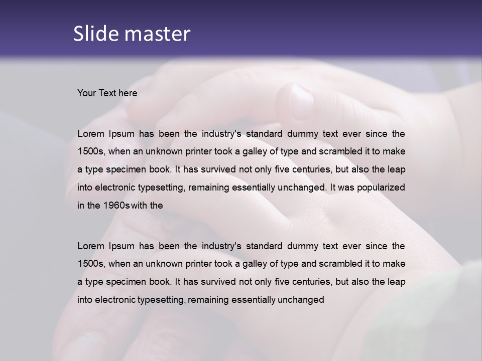 Wrinkles Mother Day PowerPoint Template