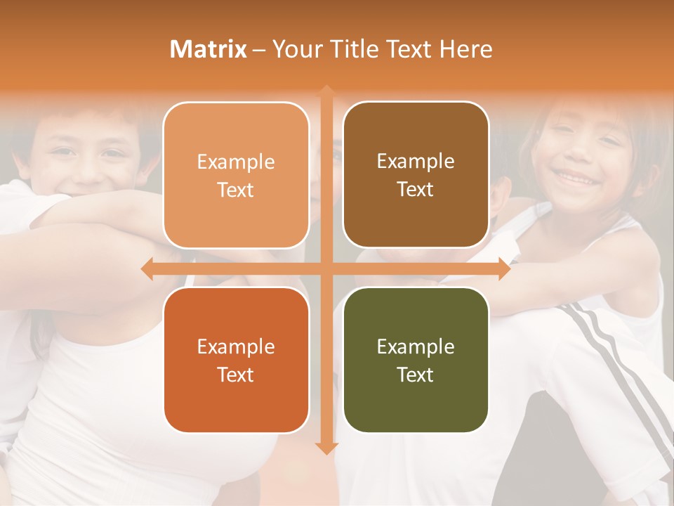 Fitness Match Smile PowerPoint Template