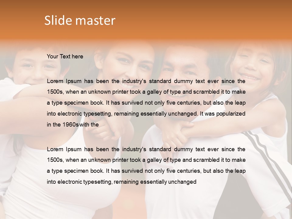 Fitness Match Smile PowerPoint Template