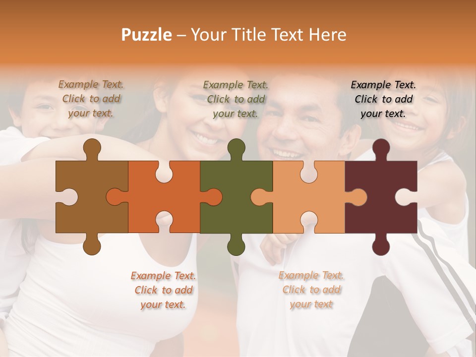 Fitness Match Smile PowerPoint Template