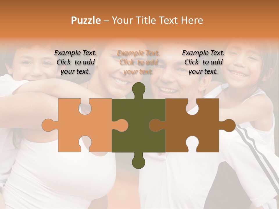 Fitness Match Smile PowerPoint Template