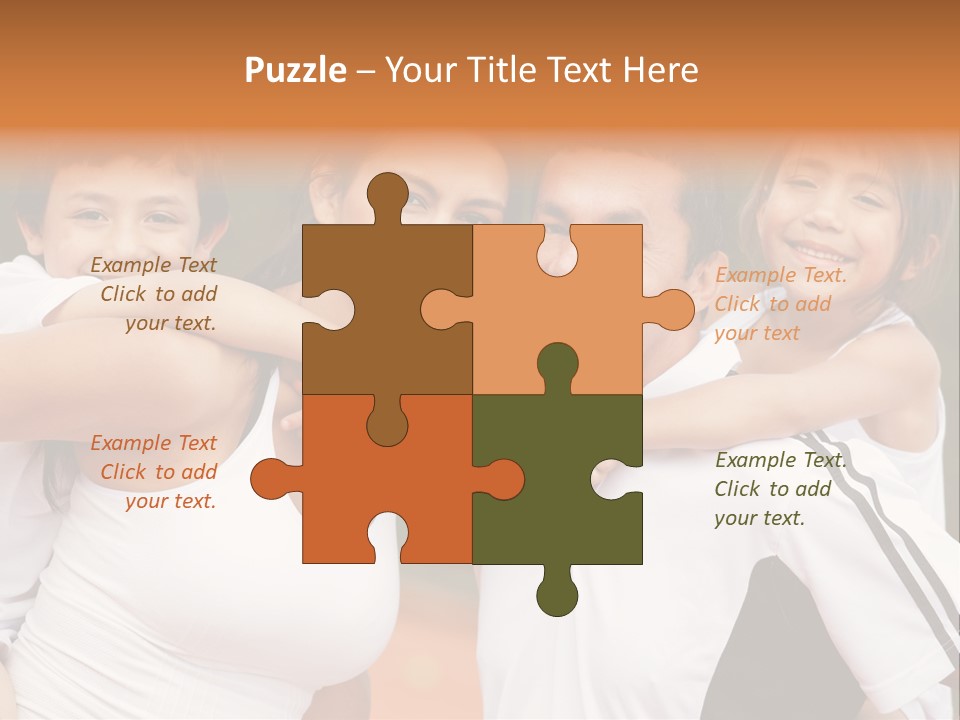 Fitness Match Smile PowerPoint Template