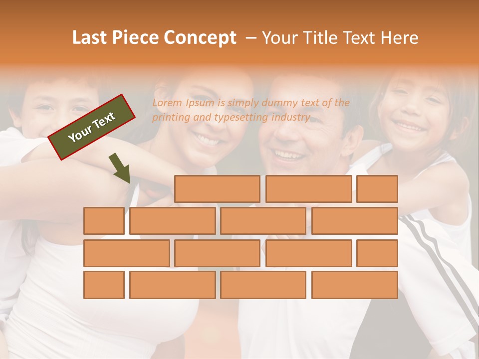 Fitness Match Smile PowerPoint Template