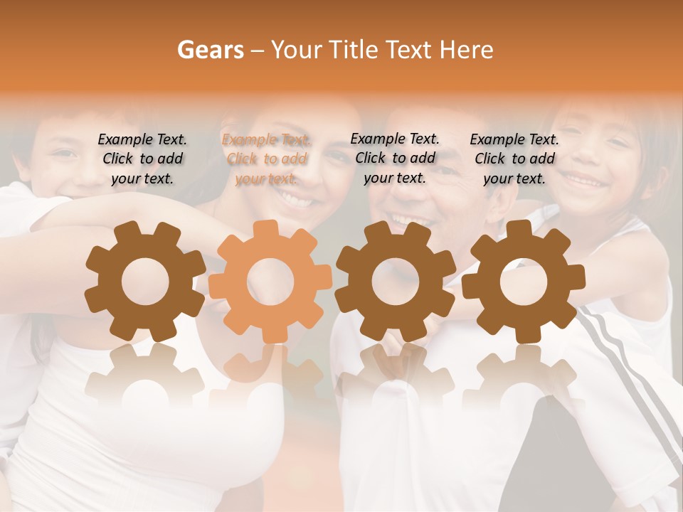 Fitness Match Smile PowerPoint Template