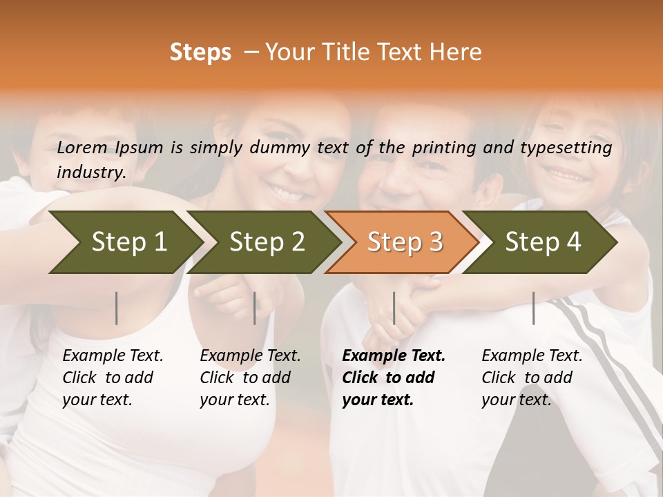 Fitness Match Smile PowerPoint Template