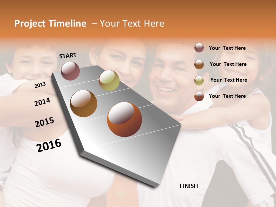 Fitness Match Smile PowerPoint Template