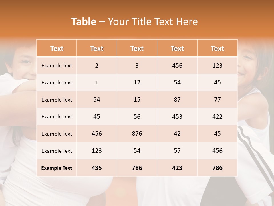 Fitness Match Smile PowerPoint Template