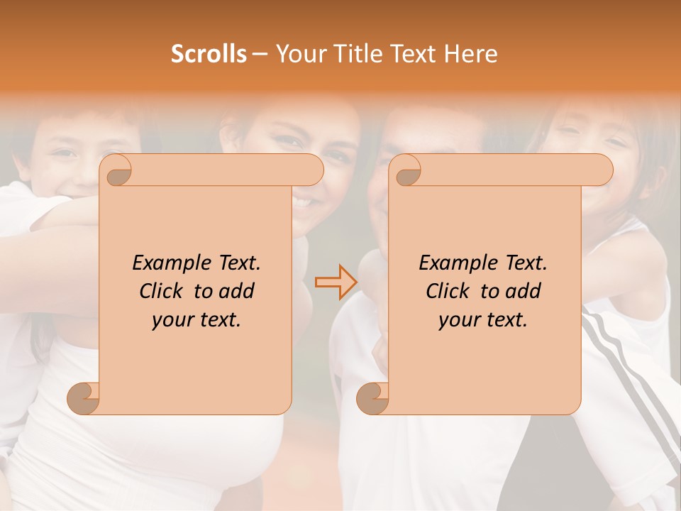 Fitness Match Smile PowerPoint Template