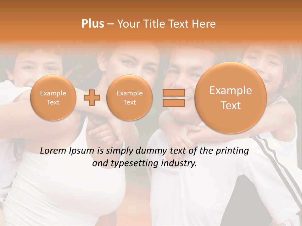 Fitness Match Smile PowerPoint Template