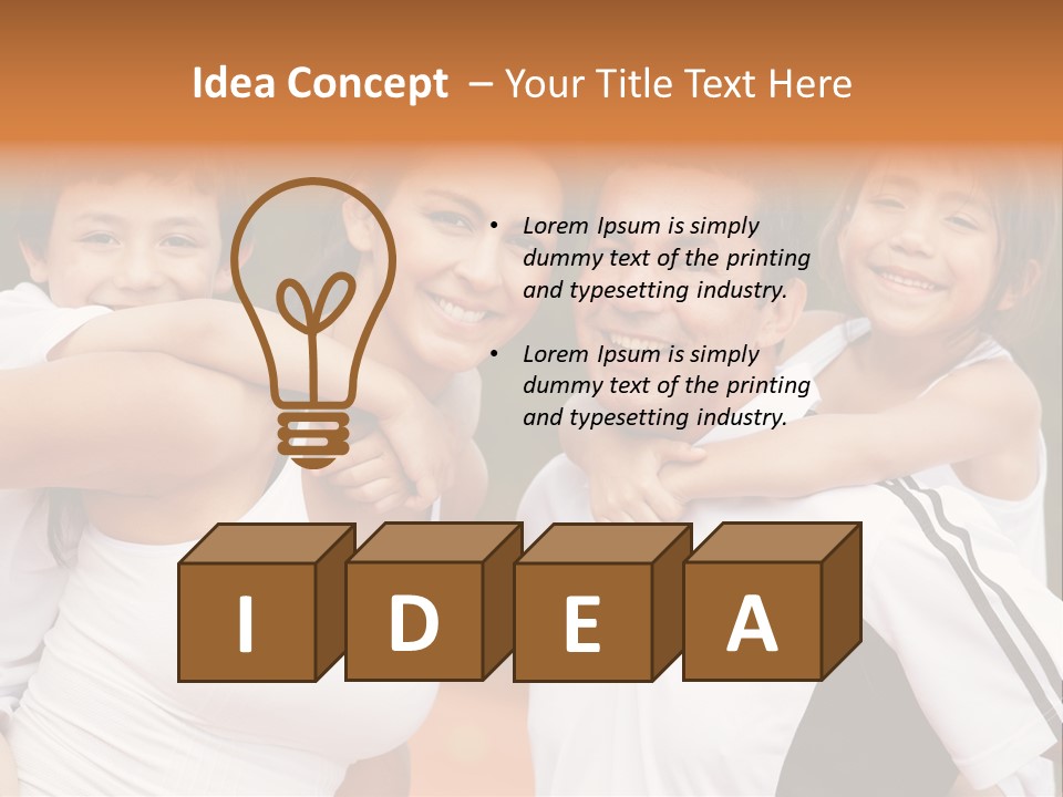 Fitness Match Smile PowerPoint Template