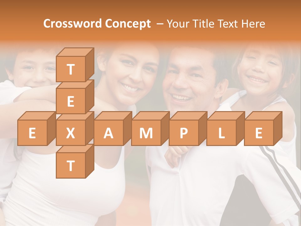 Fitness Match Smile PowerPoint Template