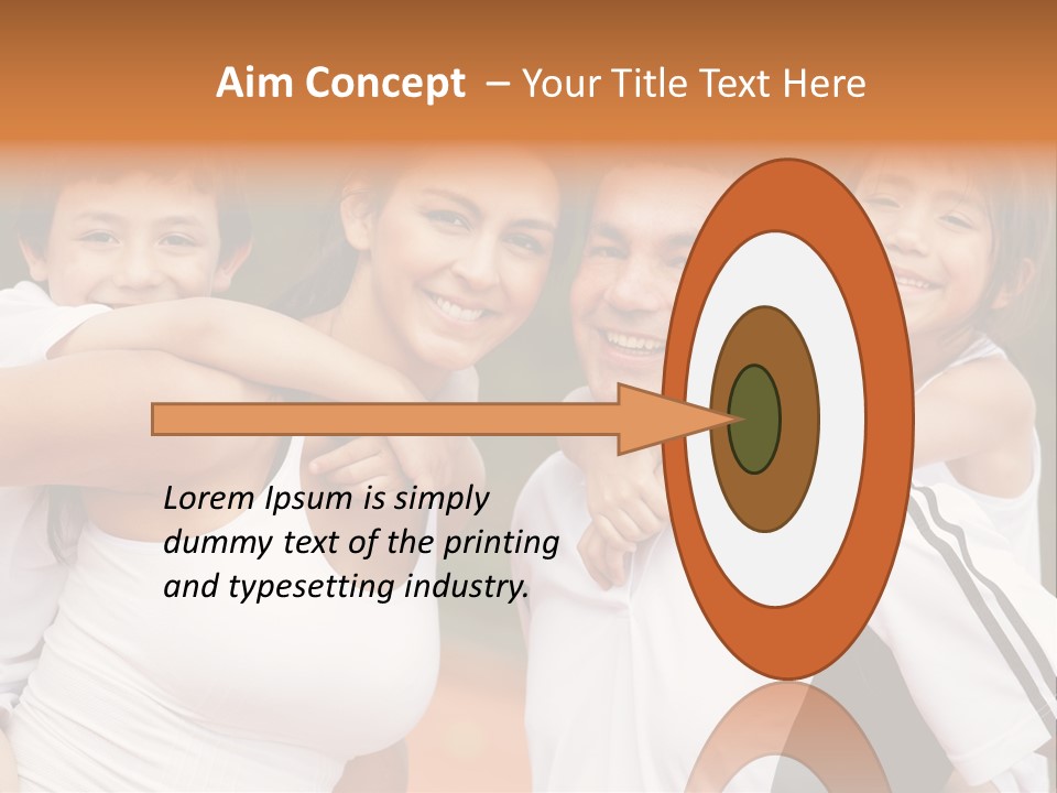 Fitness Match Smile PowerPoint Template